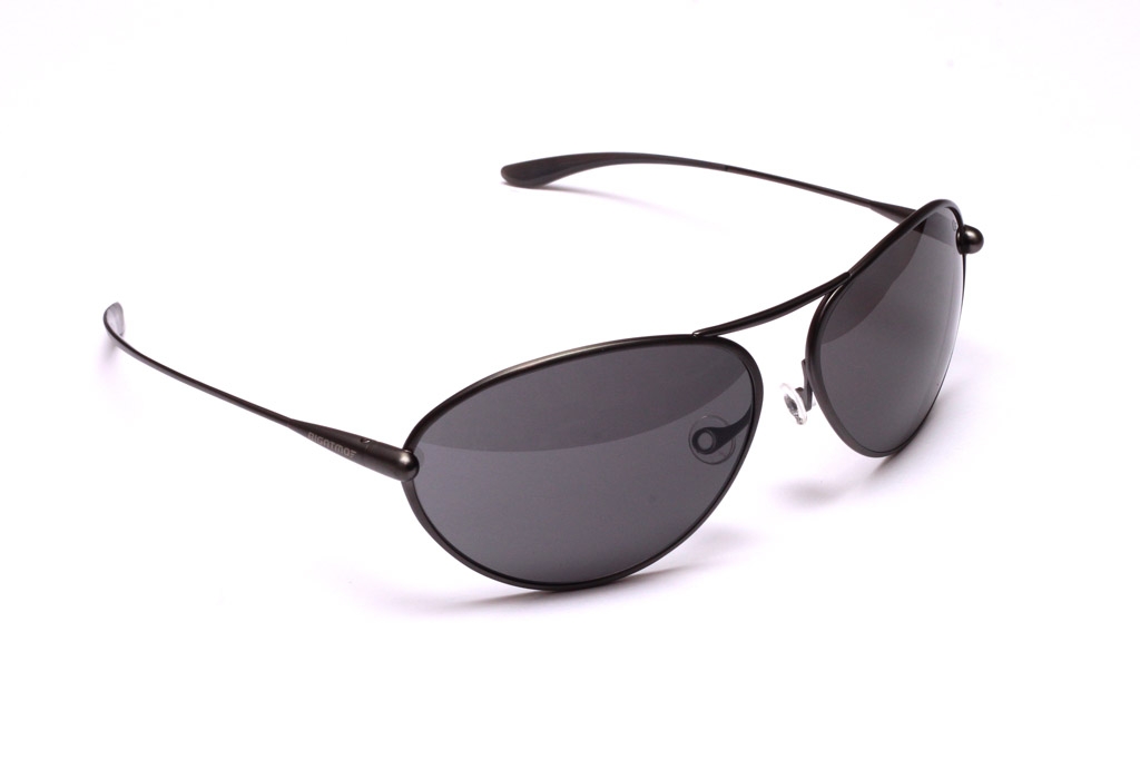 Tropo - Gunmetal Titanium Frame Grey Polarized Sunglasses