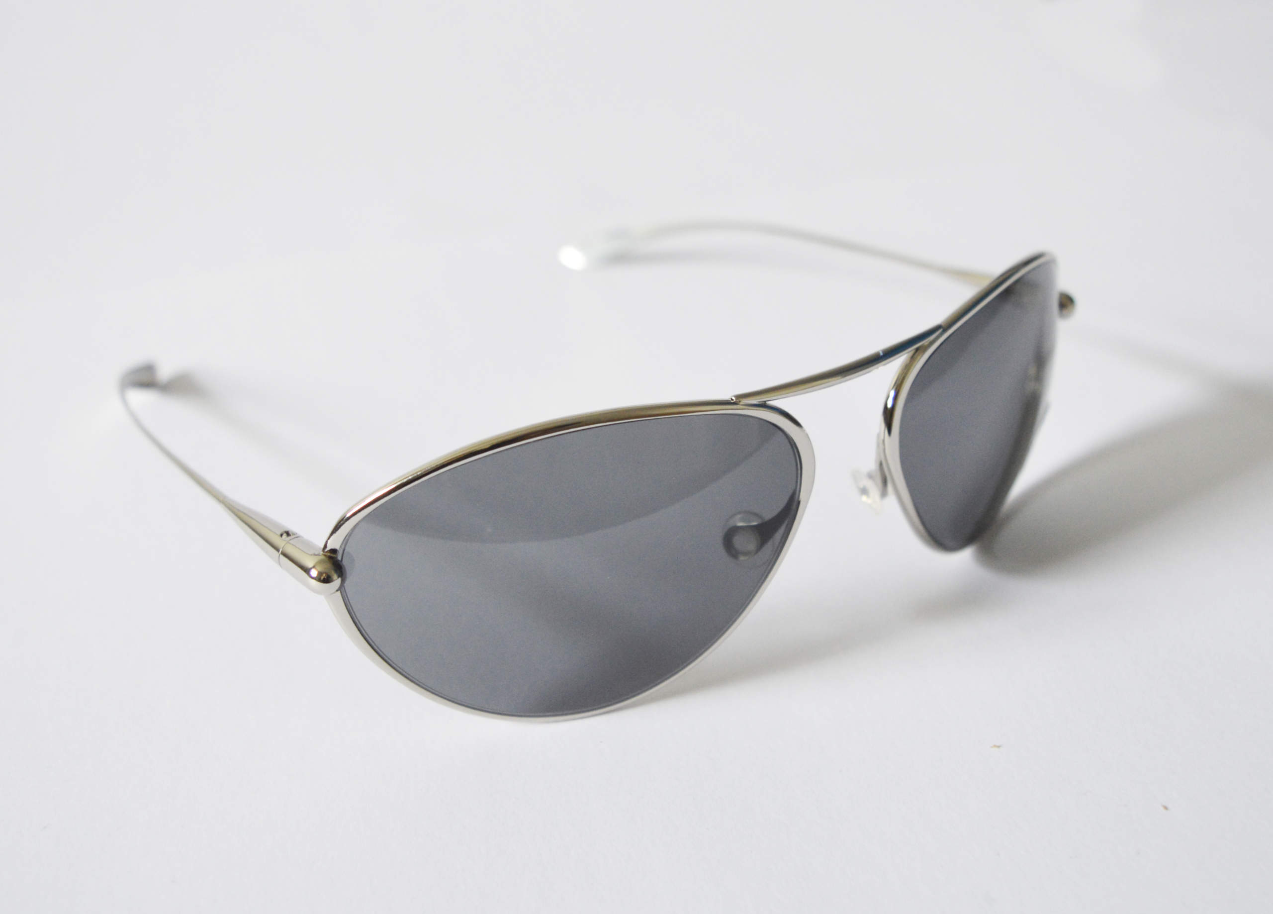 Tropo - Polished Titanium Frame High-Contrast Sunglasses