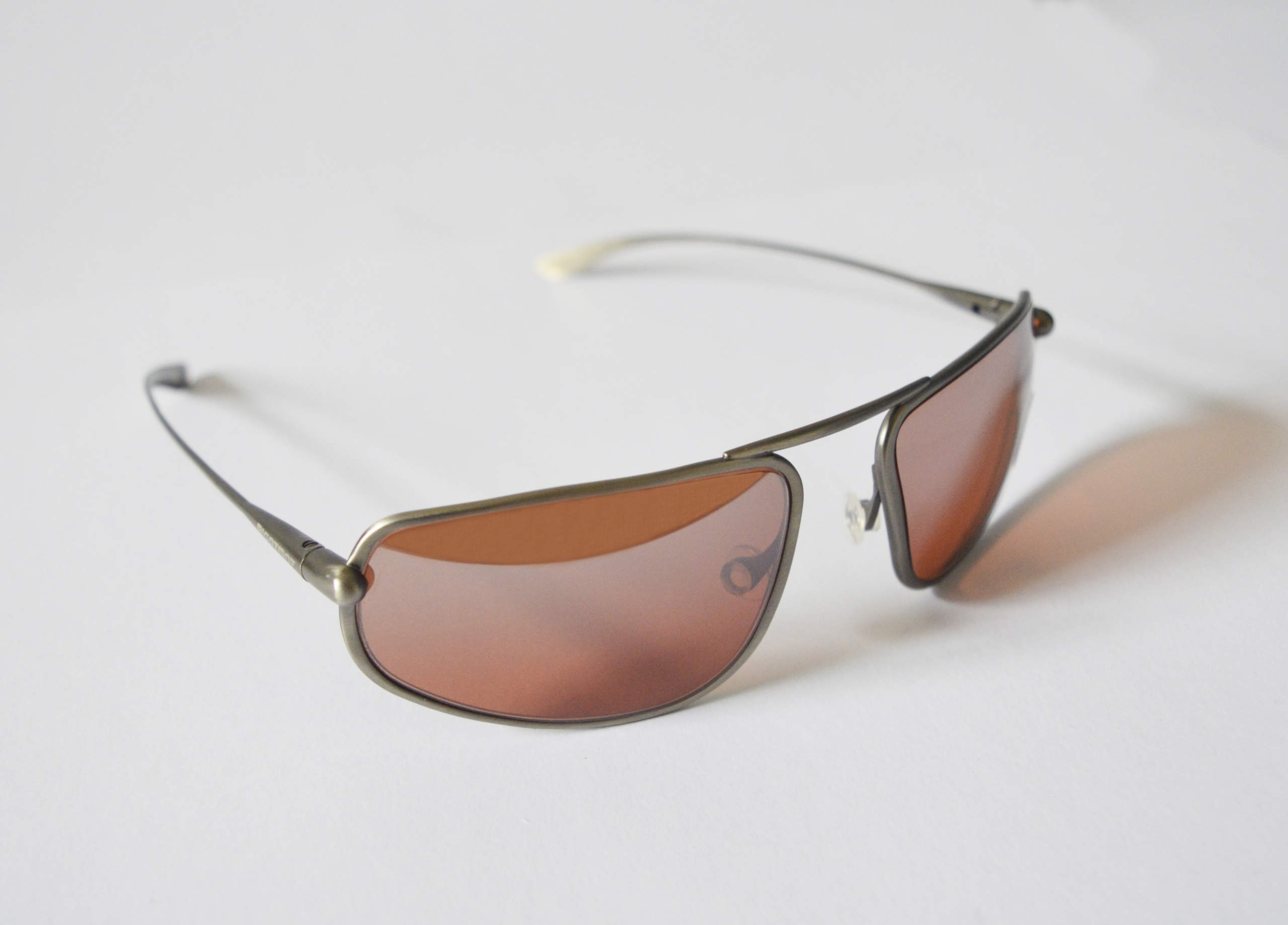 Strato - Natural Titanium Frame Silver Gradient Mirror Copper/Brown Photochromic Sunglasses