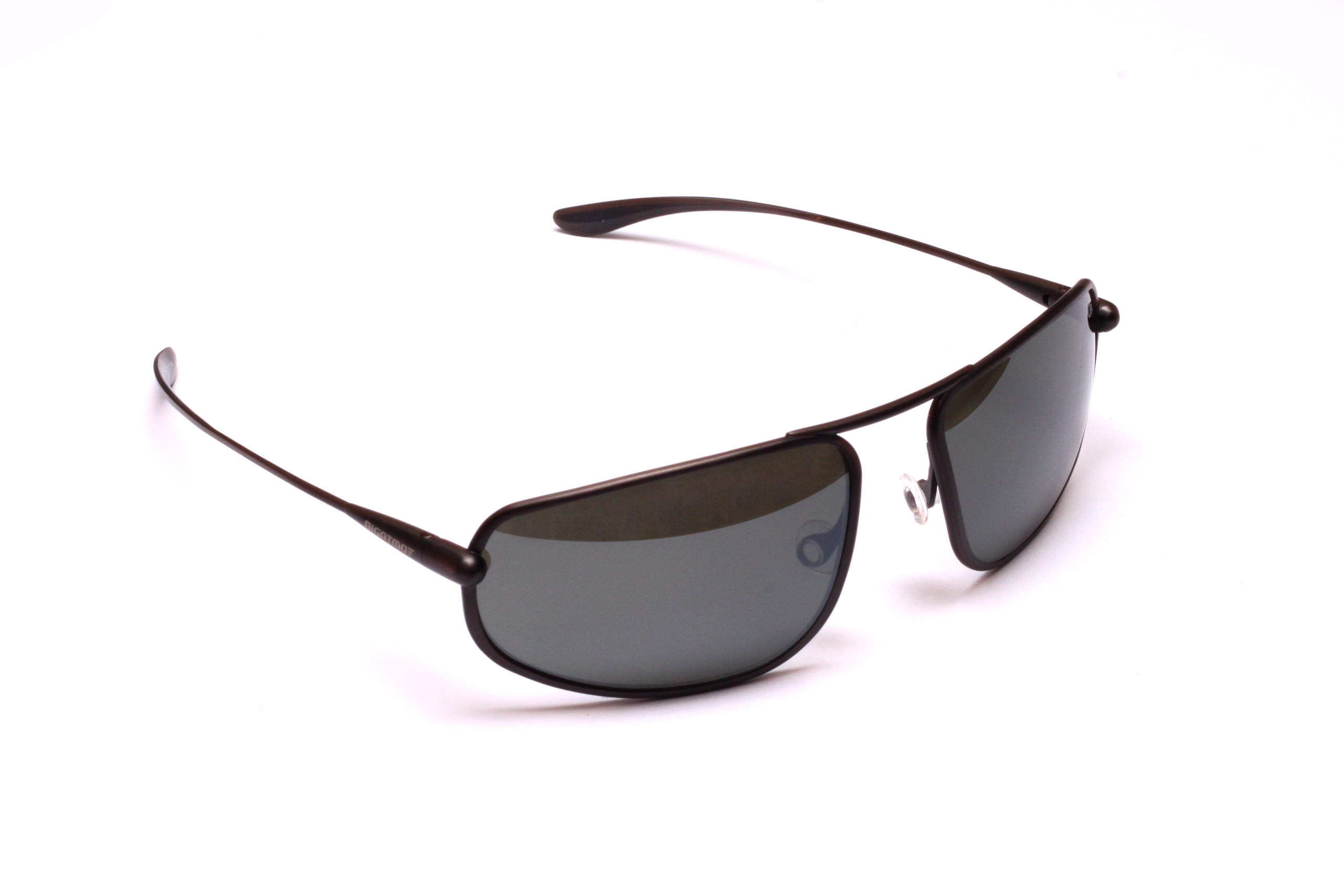 Strato - Graphite Titanium Frame Light Silver Mirror Grey Polarized Sunglasses
